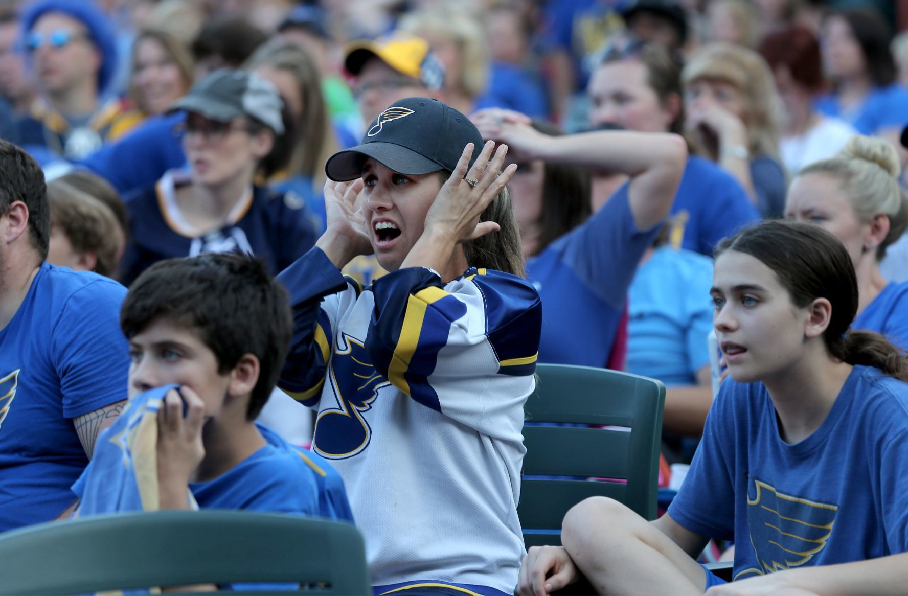 Stanley Cup watch party at Grant's Farm